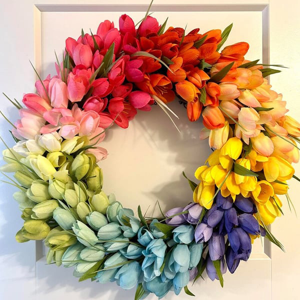 💐UV Resistant Lifelike Artificial Tulips Flowers