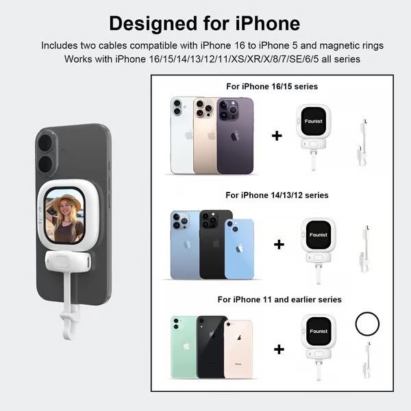 Wired Back Camera Monitor with Bluetooth Remote