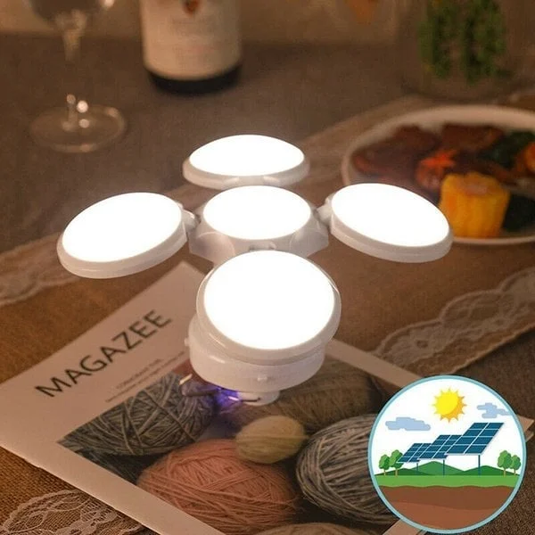 2-in-1 Waterproof Folding Solar LED Bulb🔥