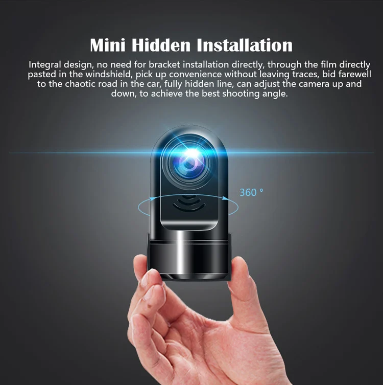 Flash Sale 49% OFF 🔥 1080P HD 360° Rotating Mini ADAS Dashcam