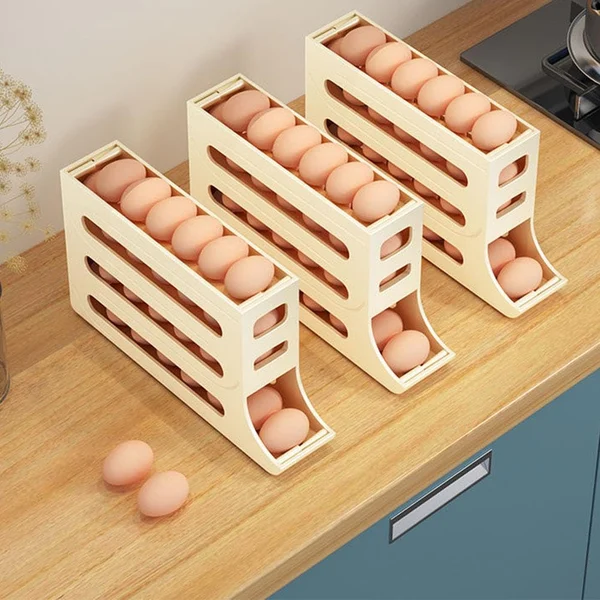 ⏰LAST DAY - 50% OFF👉2024 New 4-Layer Height Automatic Roll-Down Egg Dispenser