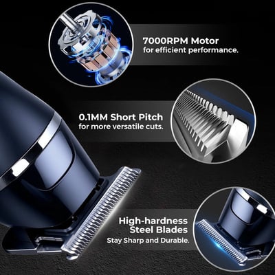 🔥Hot Sale - 49% OFF💕Household Digital Display Professional Electric Hair Clipper Set
