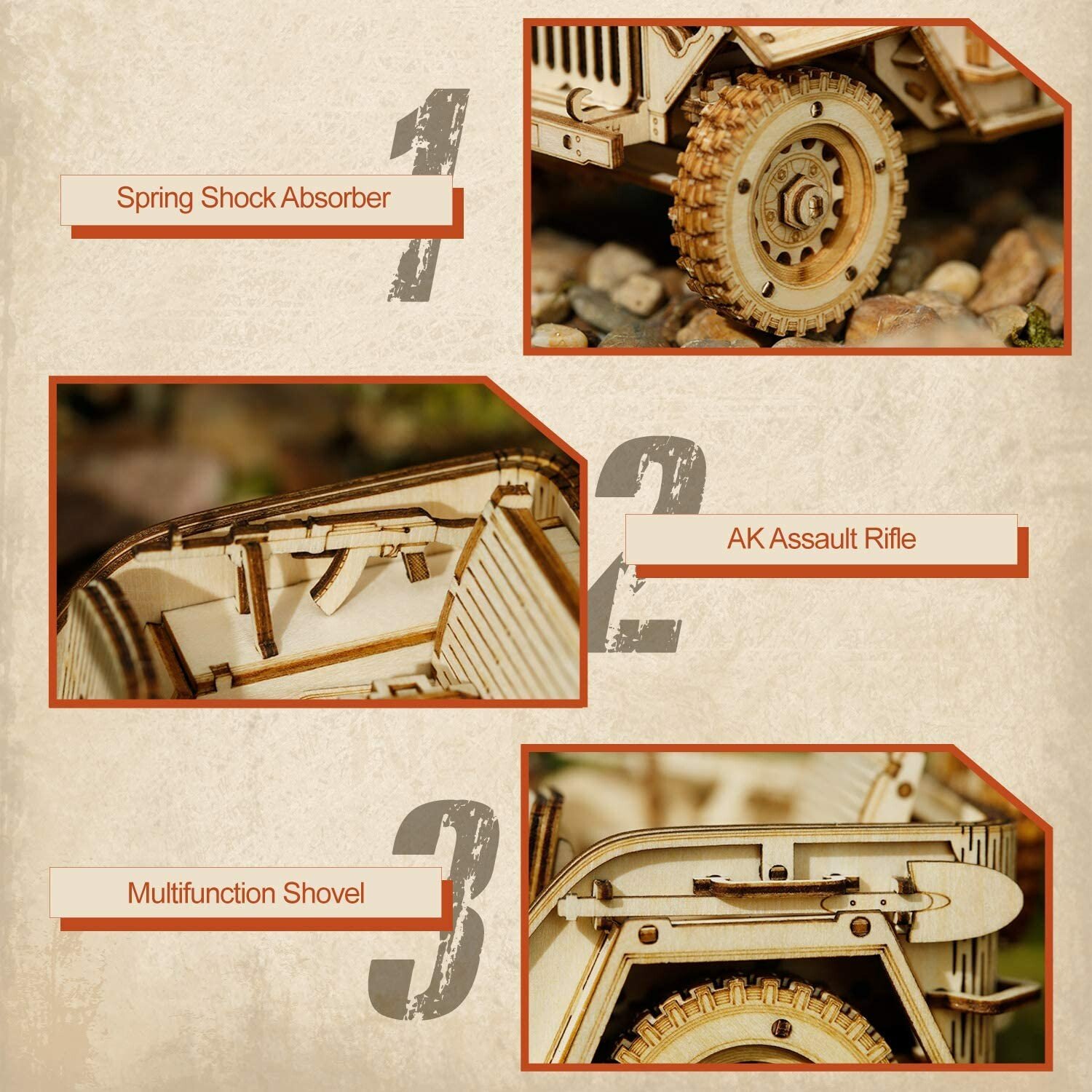 New Year 48% OFF - Super Wooden Mechanical Model Puzzle Set