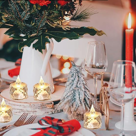 ON SALE🔥3pcs(S/M/L)/SET Crystal Flameless Candle Light