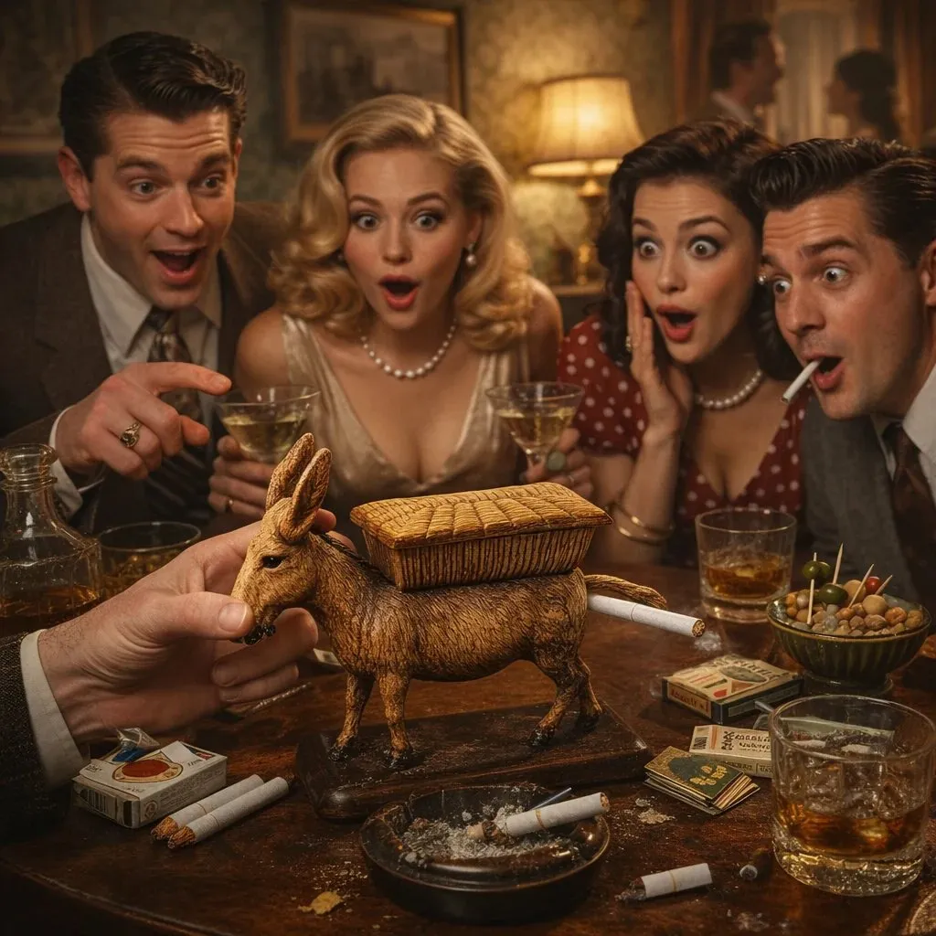 🔥Father's Day Special Offer - Vintage donkey cigarette dispenser