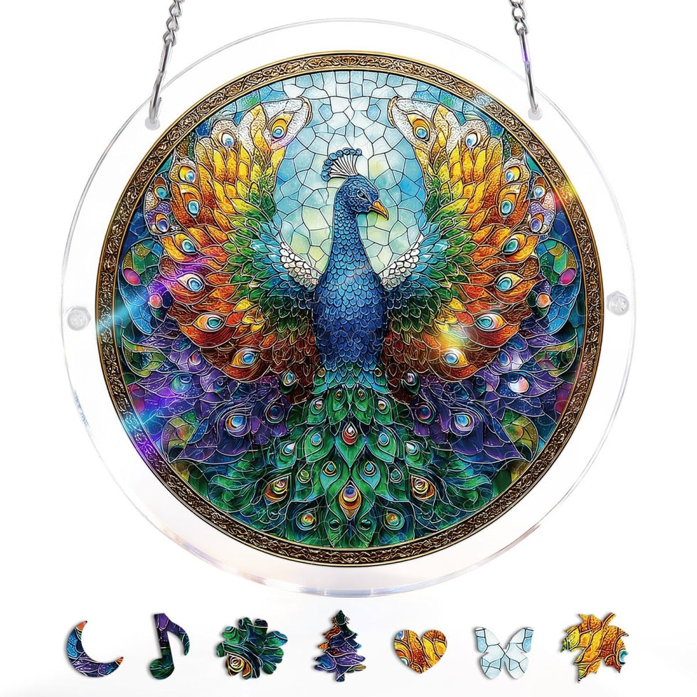 Radiant Bloom Teacup Light Suncatcher-Acrylic Window Art