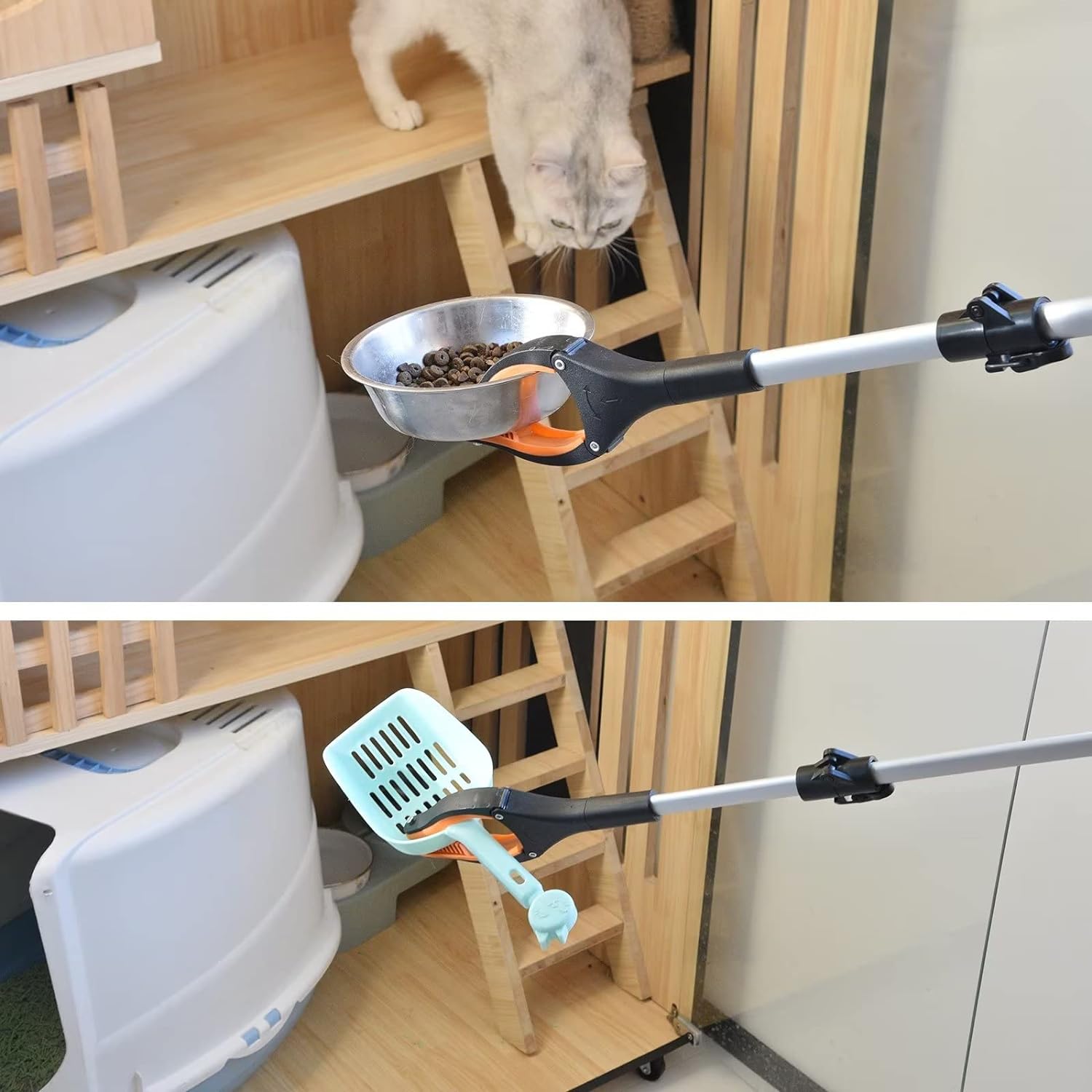 Grabber Reacher Tool with 360° Rotating Jaw & Magnet