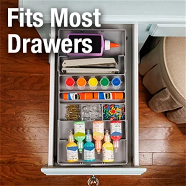 Multi-Level Drawer Organizer - Lets You Organize & Store Up To 3X More!