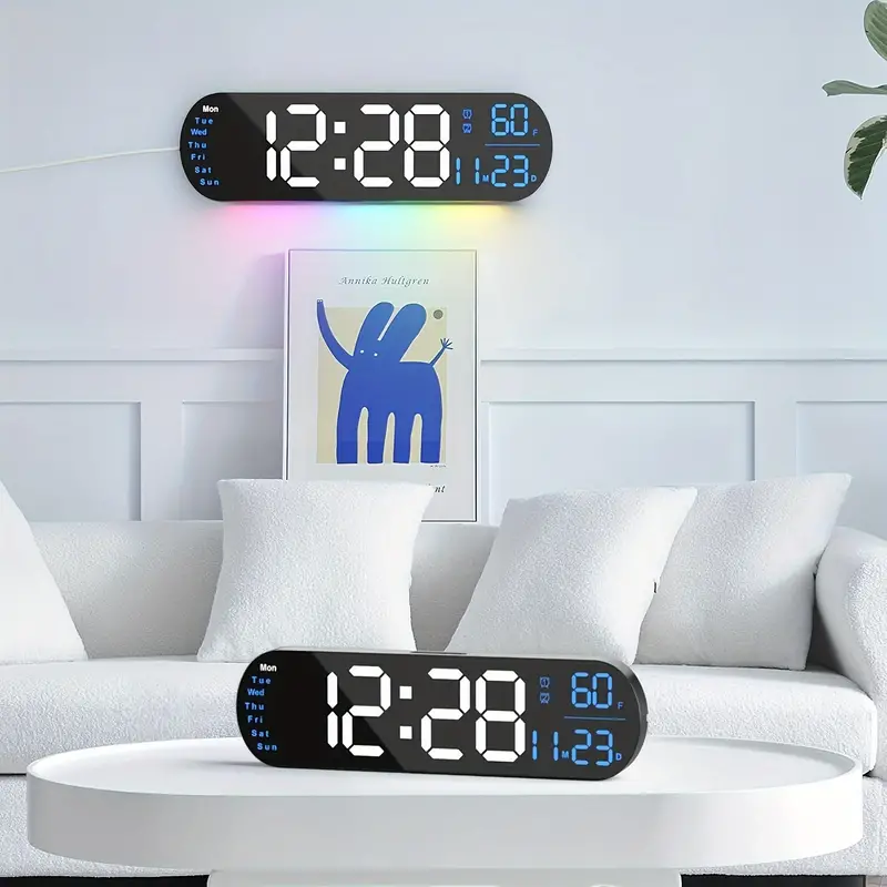 13.7' Large Digital Wall Clock Large Display
