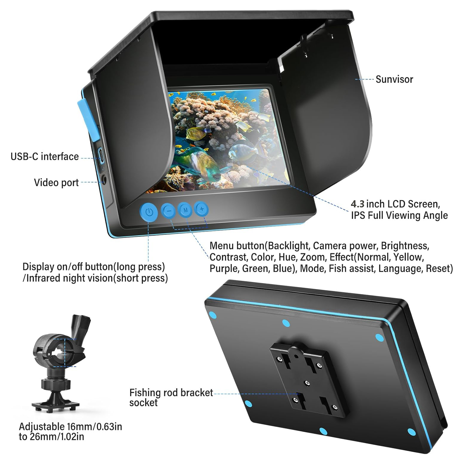 Ice Fishing Underwater Fishing Camera