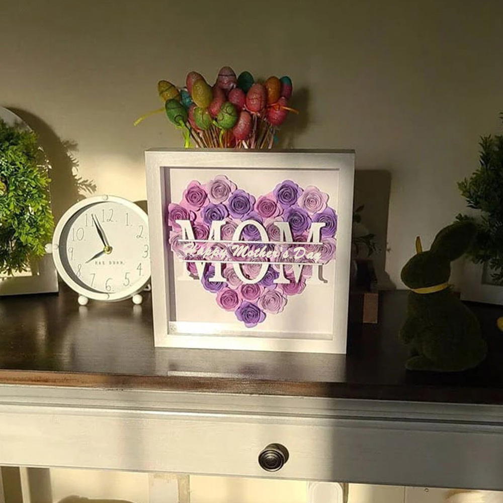 Mom Flower Shadow Box