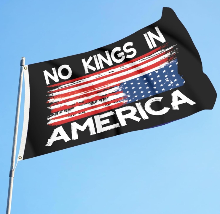 No Kings In America Flag 3x5Ft for Outside Large Garden Yard Flags Outdoor Decoration