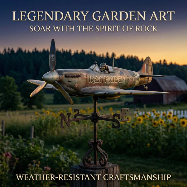 Iron Maiden 50th Anniversary Commemorative Garden Wind Spinner