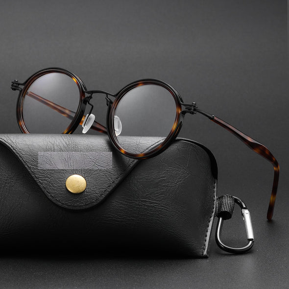 Tate Vintage Round Acetate Glasses Frame