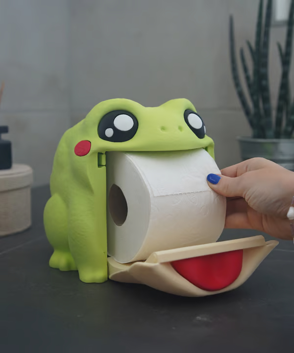 Frodrick the Frog 🐸 Toilet Paper Dispenser