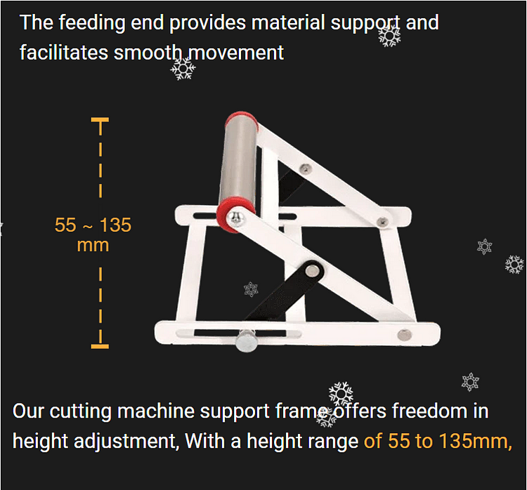 Adjustable Cutting Machine Support Frame