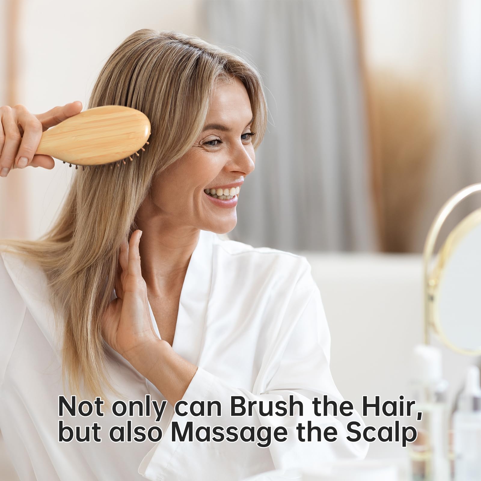 Nanzhu Bristle Needle Head Massage Hair Comb（1SET）