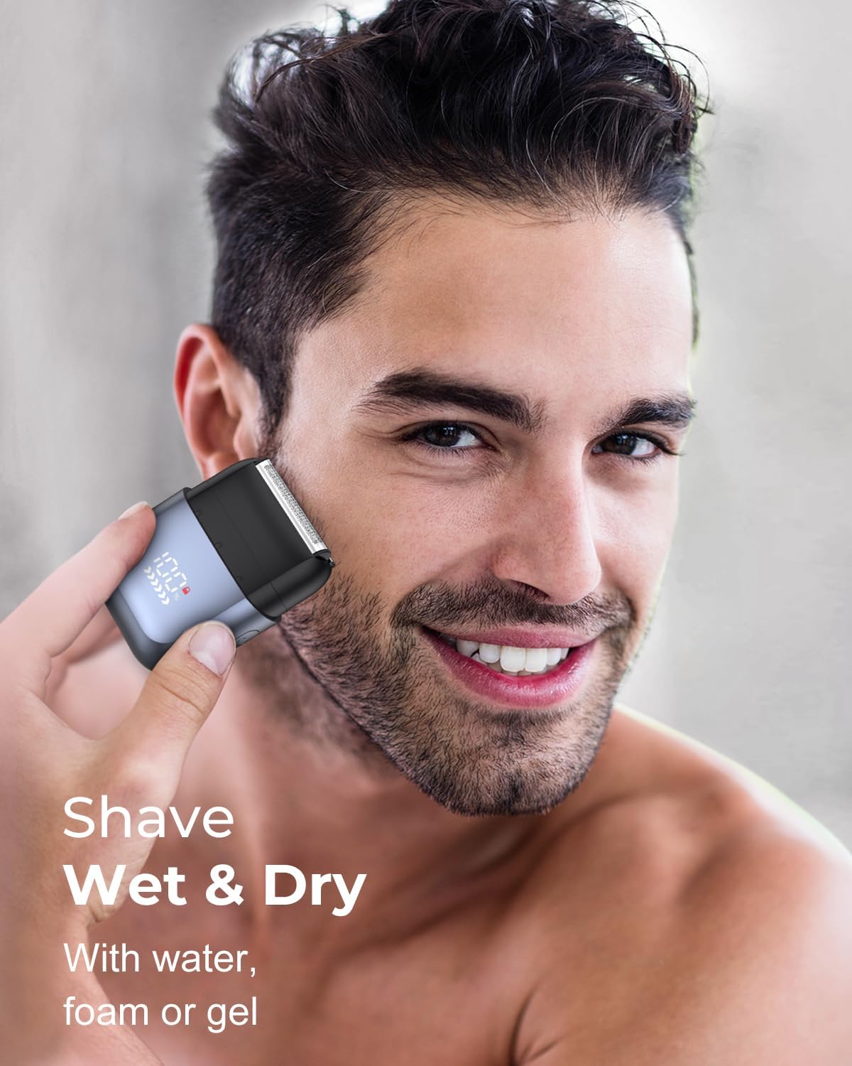 Foil Shavers for Men With Three-Layer Titanium Foil Blade