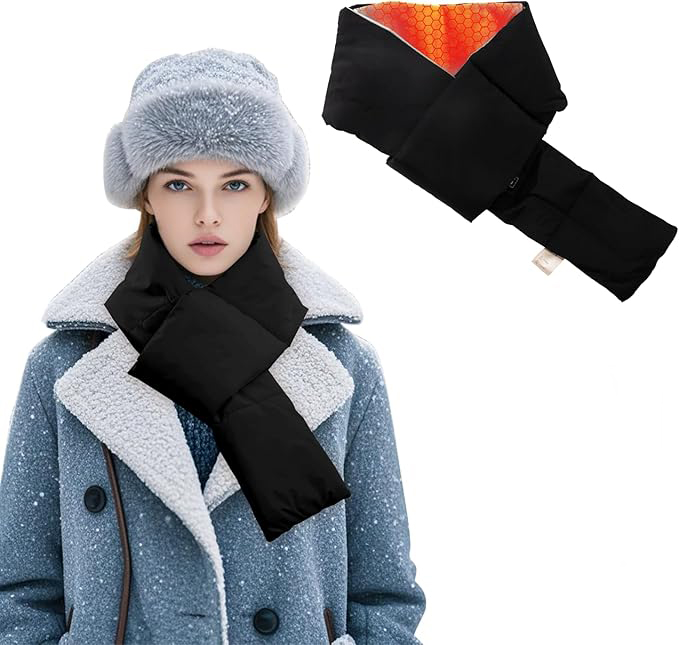 🧣Heated scarf, Electric Heating Pad for Neck Pain Relief and Stiffness