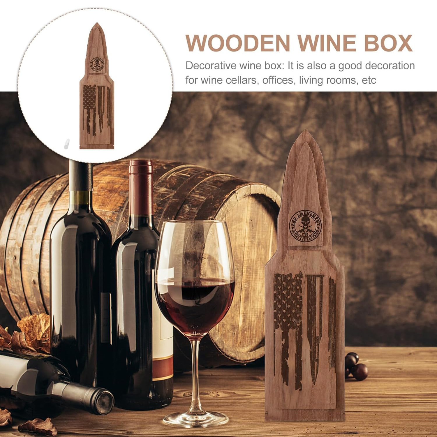 🔥49% OFF🔥🔥2nd Amendment wooden box