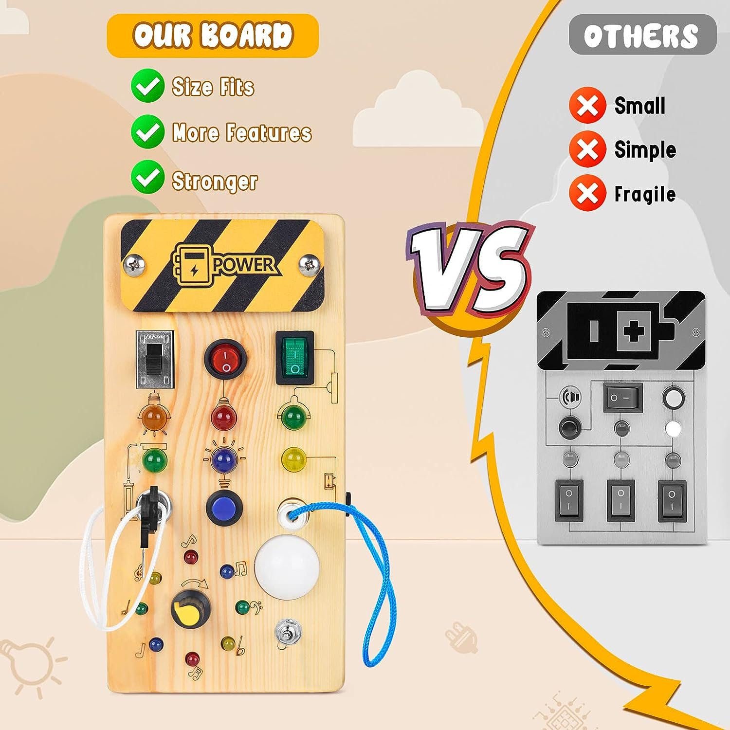 Montessori Busy Board Switch Control