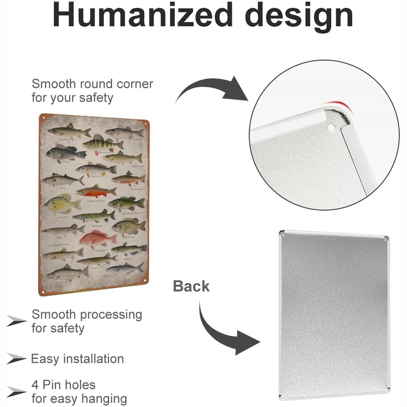 Garden Home Hunting Metal Signs Decoration