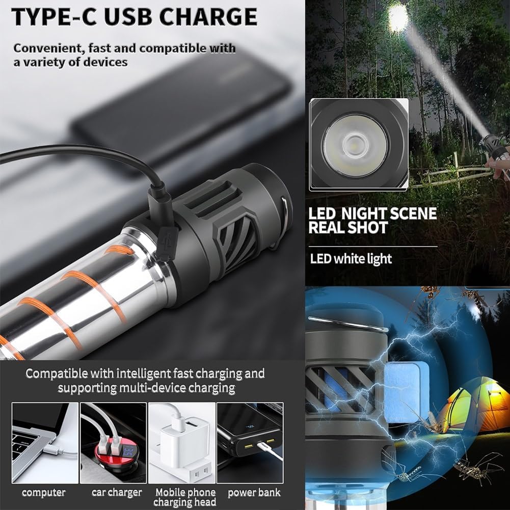 Rivaltac Mosquito Repeller with Flashlight & Power Bank