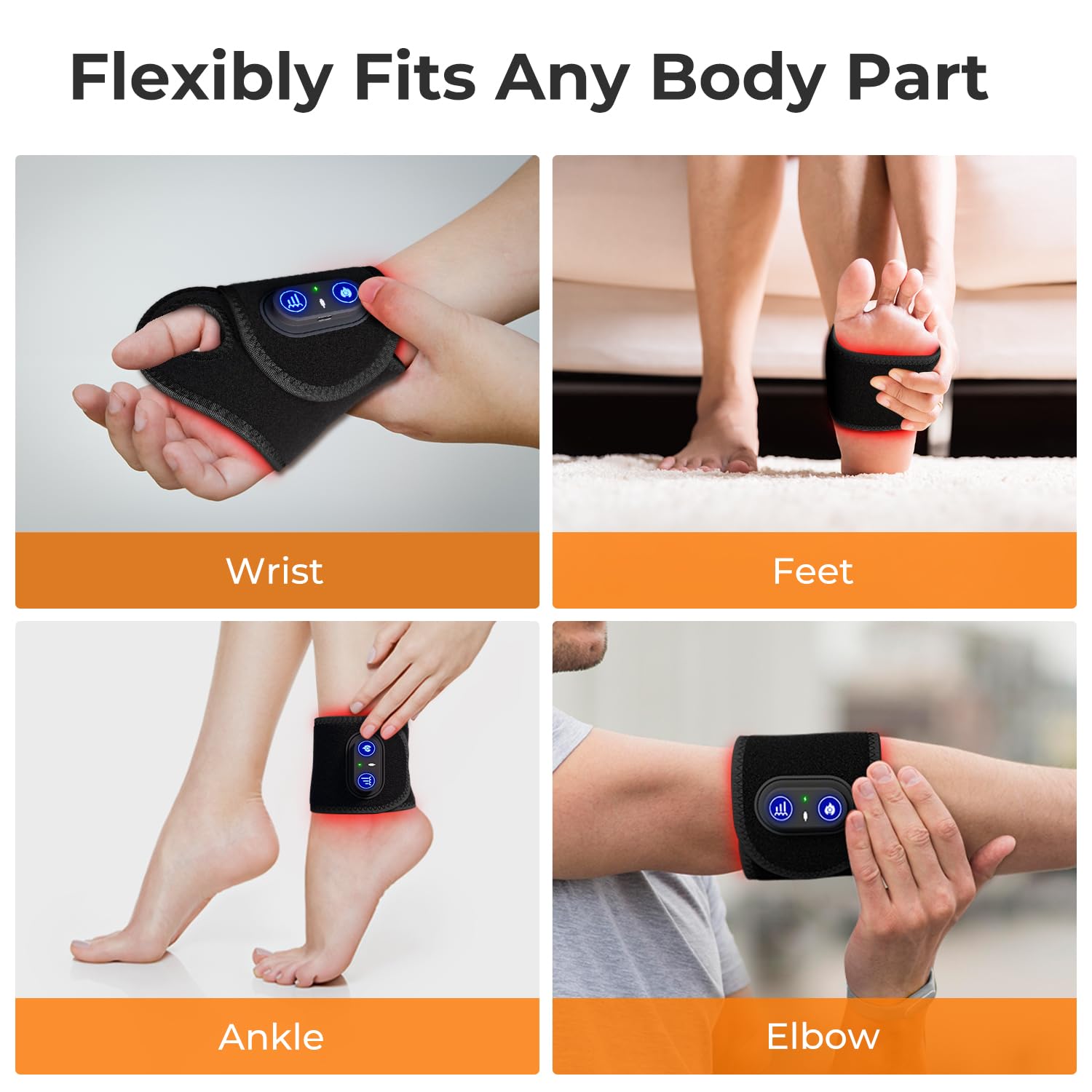 Rechargeable Cordless Red Light Wristband