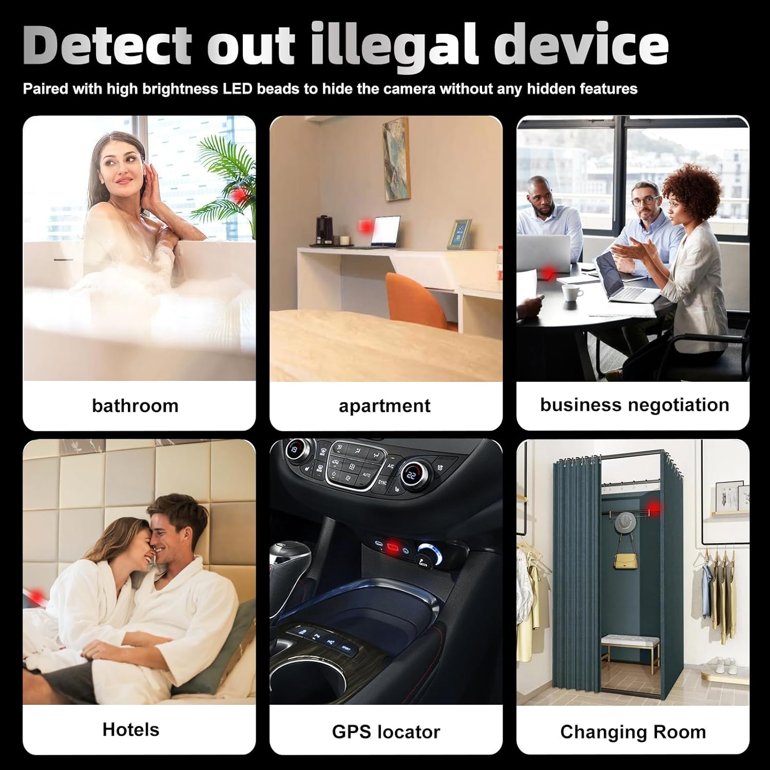 ✨LAST DAY ONLY 49% OFF🔥Wall 2024 Hidden Camera Detector