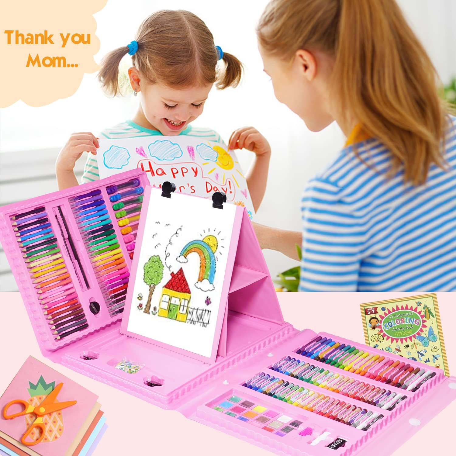 Deluxe 6-In-1 Art Creativity Set