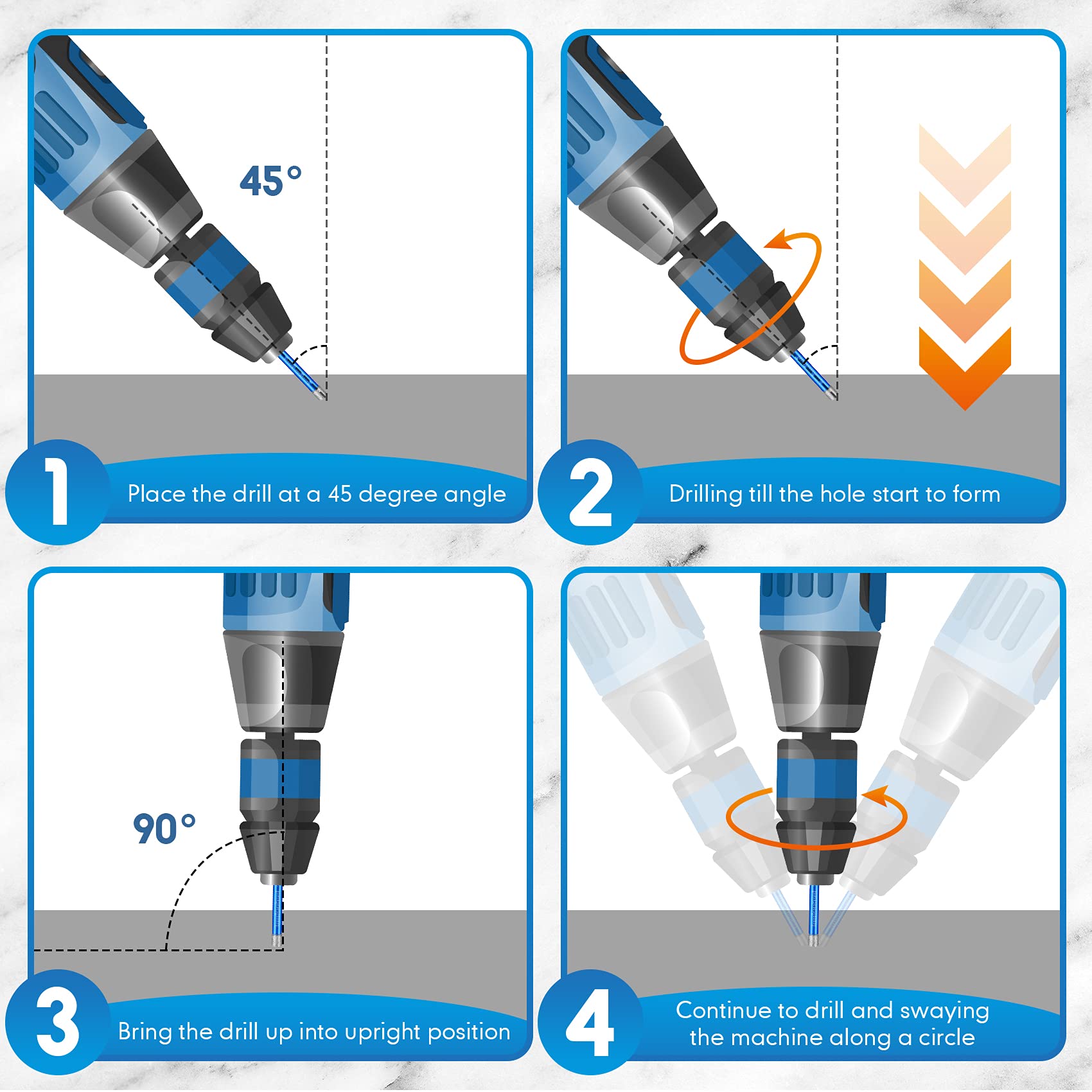(🔥HOT SALE NOW 49% OFF) - Dry Tile Drill Bits