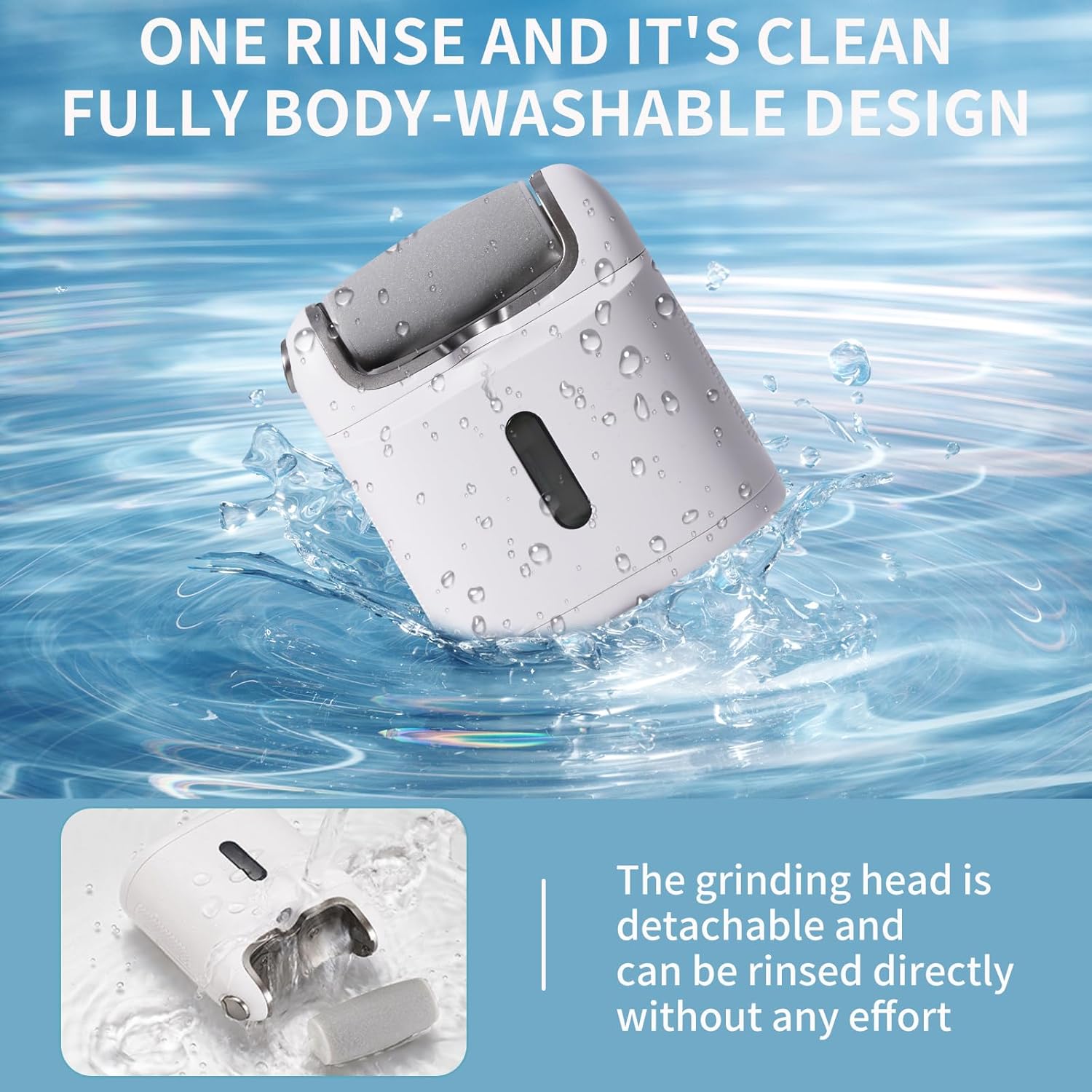 Electric Foot Callus Remover With Spray Comfortable and painless