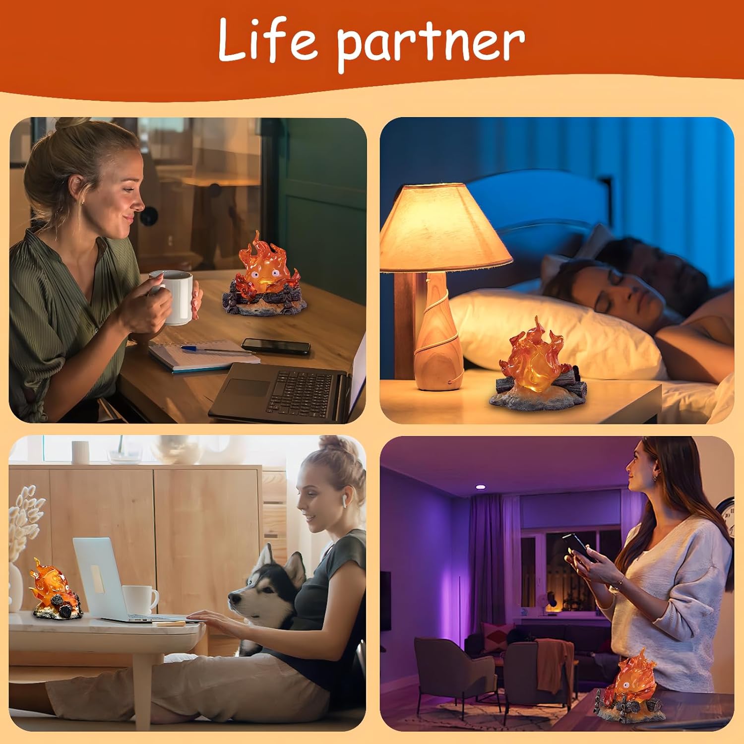 🔥The Flame Of The Heart-Calcifer Night Light