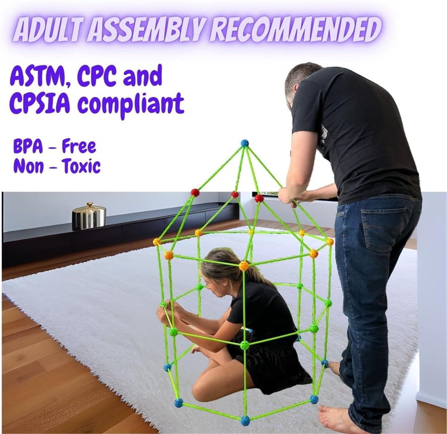 🎁Last Day 50% OFF SALE 🎁 Magic Fort Building Kit