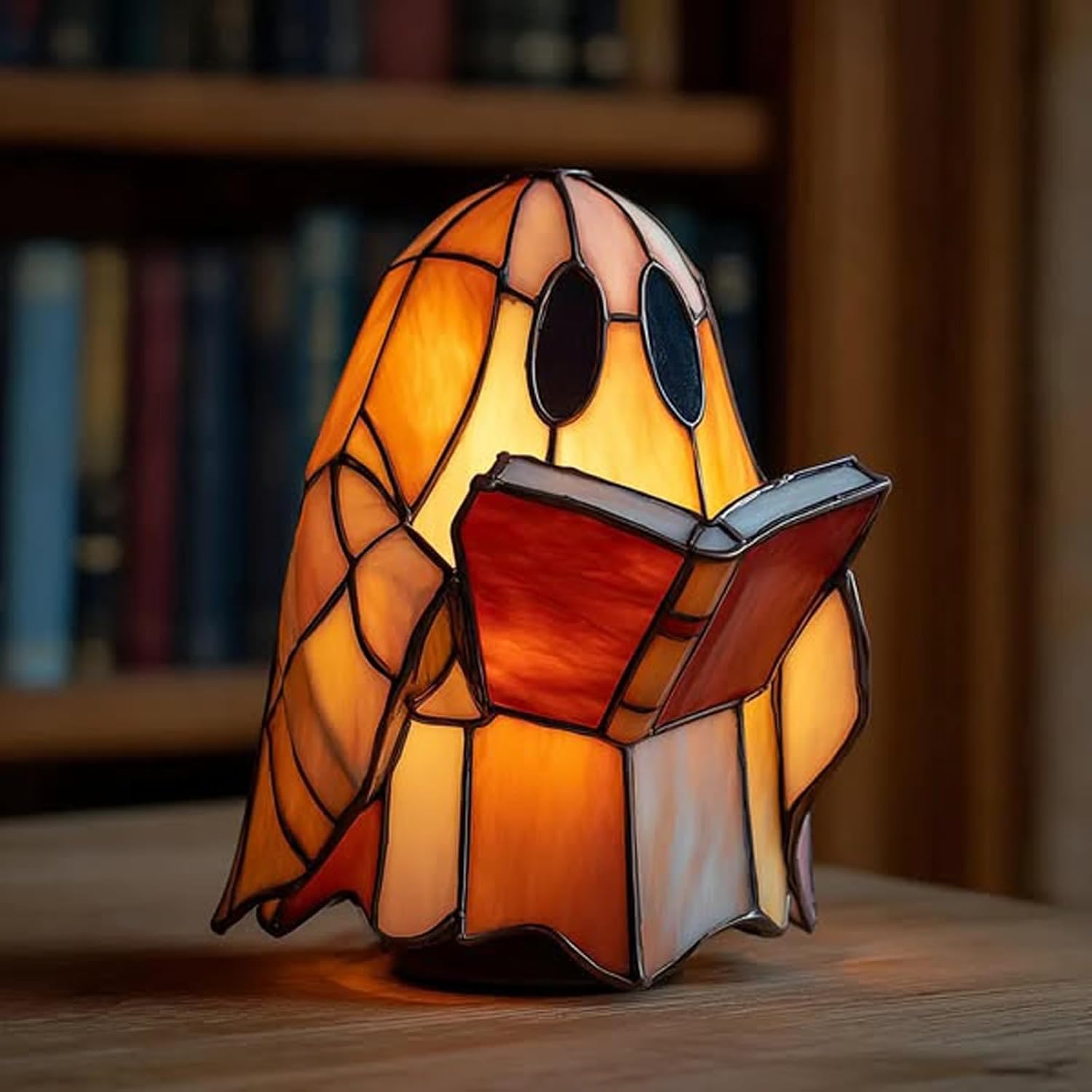 🎃Halloween Early Bird Special Sale 49% OFF - 👻Cute Ghost Reading Book Lamp