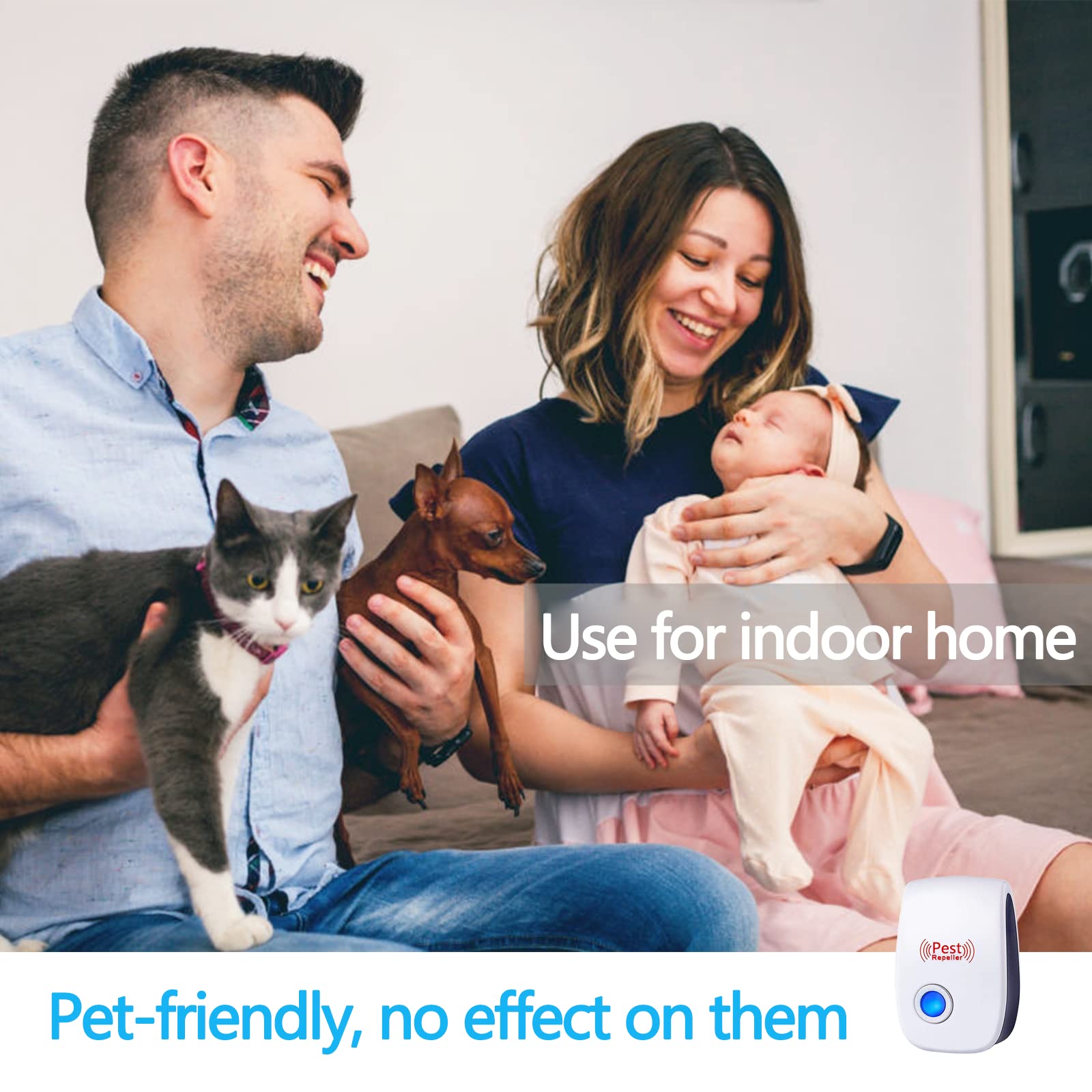 🔥LAST DAY-40% OFF🔥Ultrasonic Pest Repeller for Mosquito