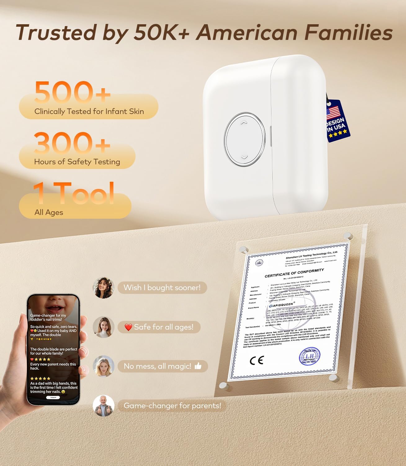 Electric Nail Clipper for Toe & Finger Nails