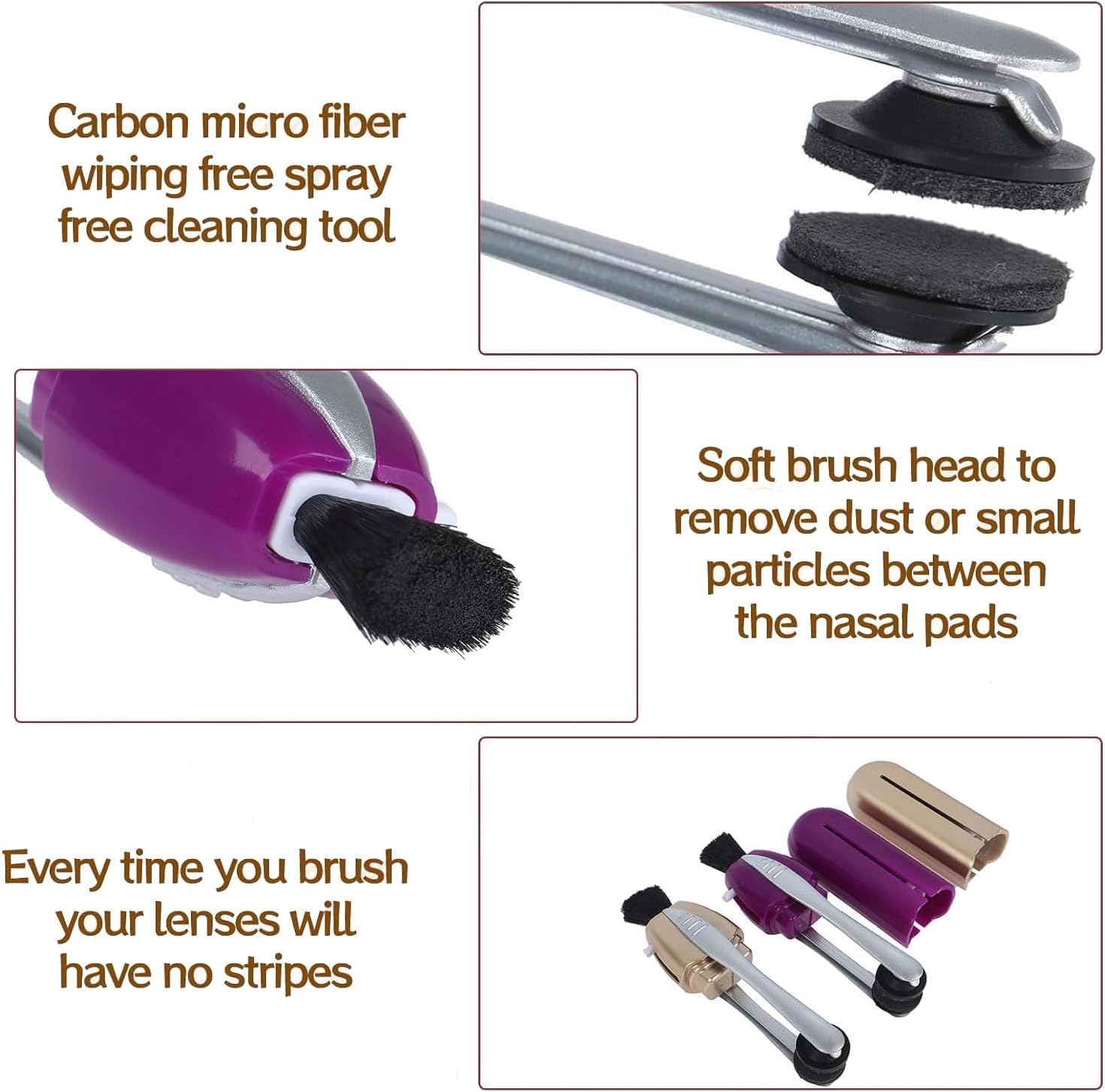 Carbon Klean Peeps Eyeglass Lens Cleaner