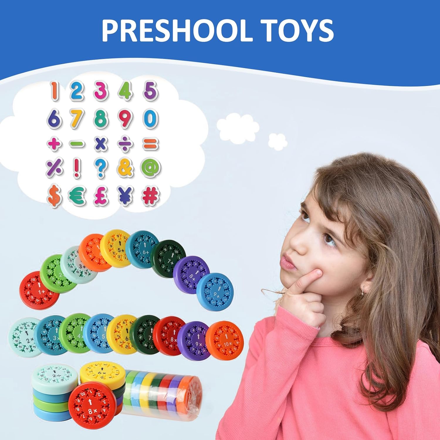 Math Fidget Spinners for Kids