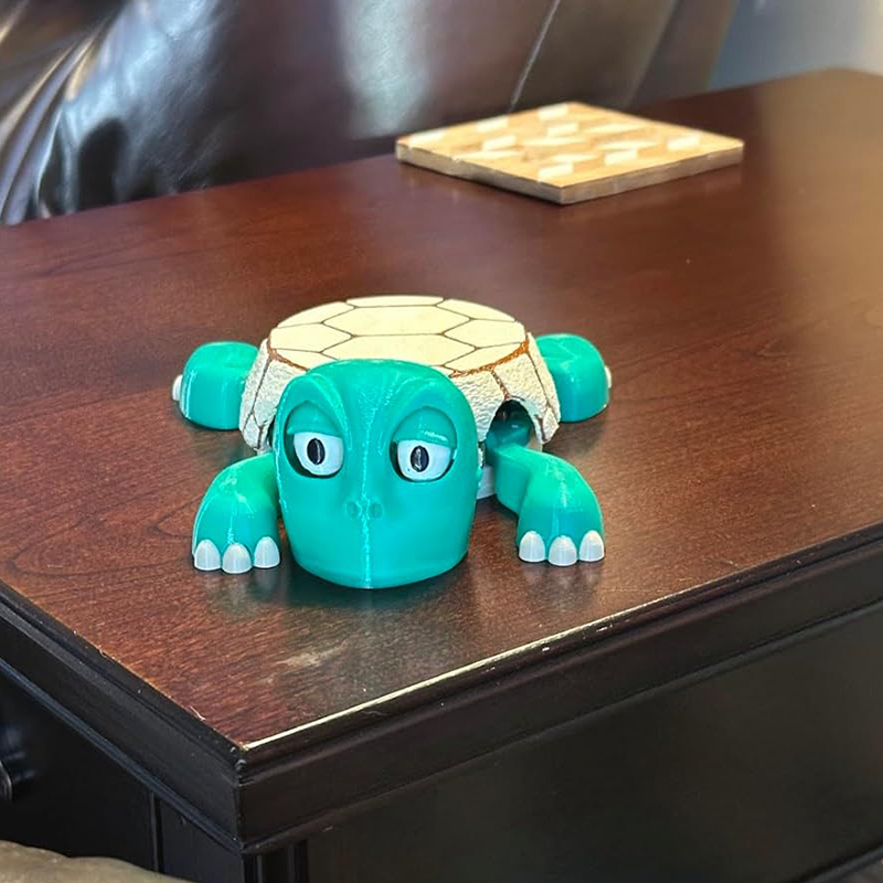 Reactive Turtle Coaster – Your Drink’s Dramatic Bodyguard!