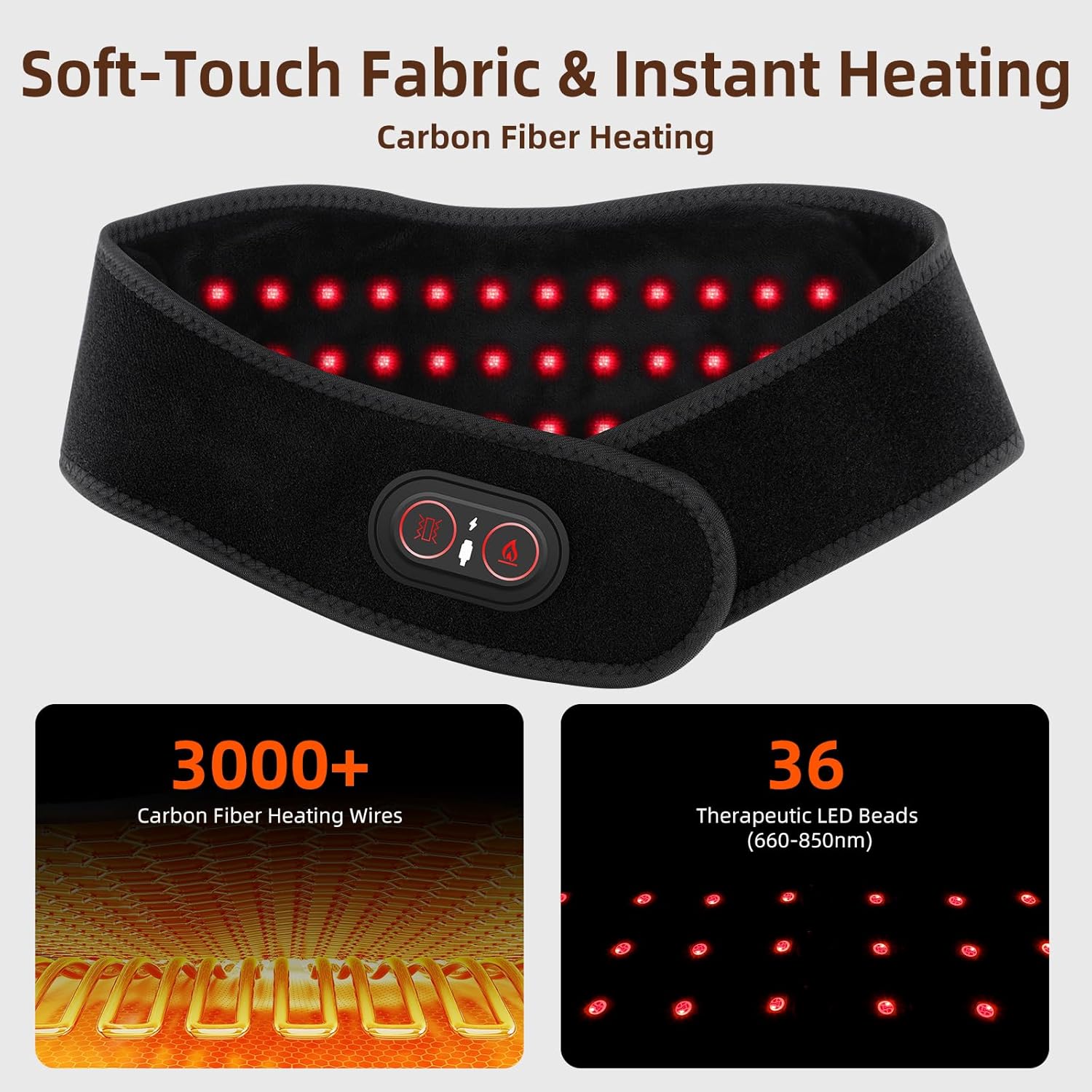 Cordless Neck Heating Pad for Pain Neck Massager