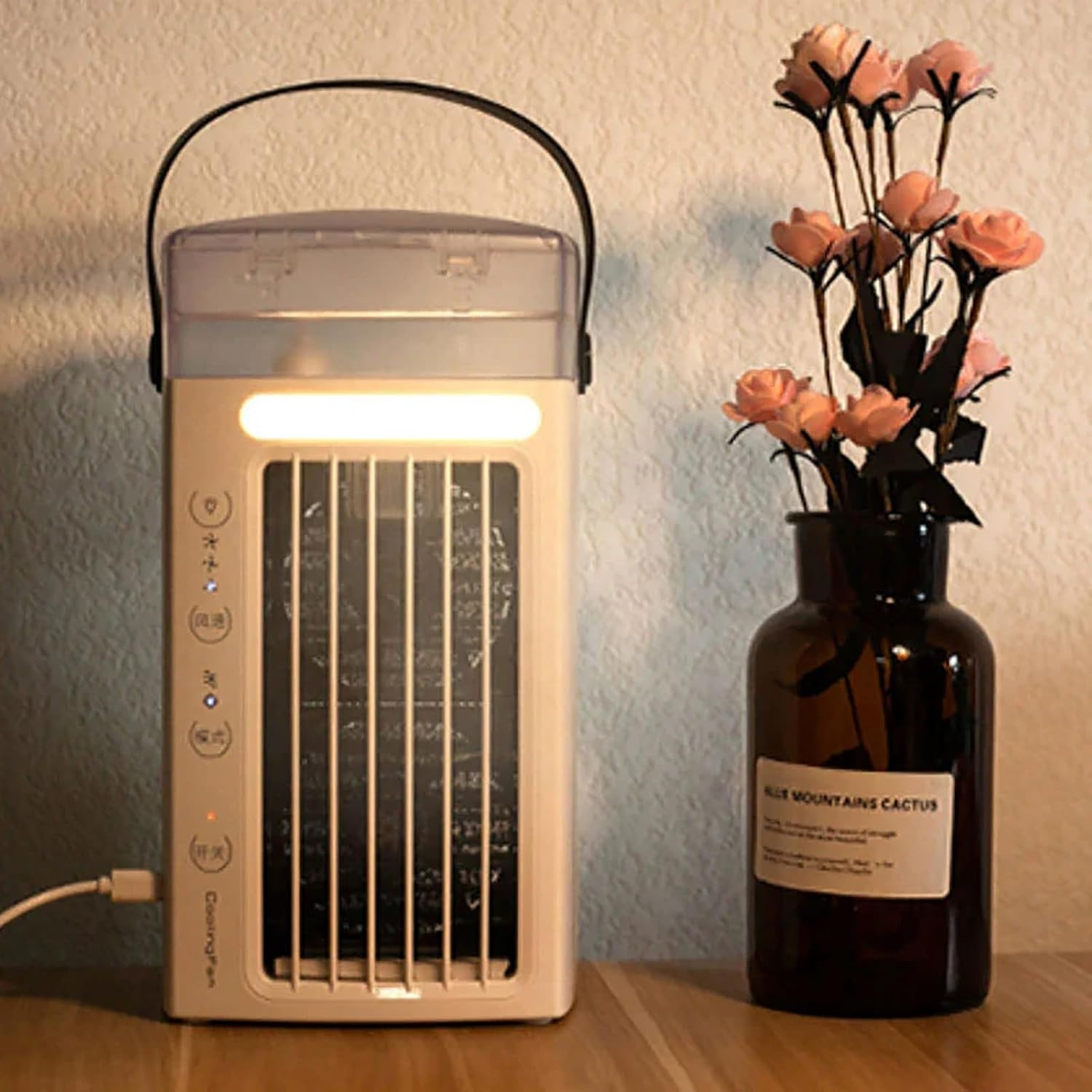 Small Evaporative Portable Air Conditioner With Ambient Light Function