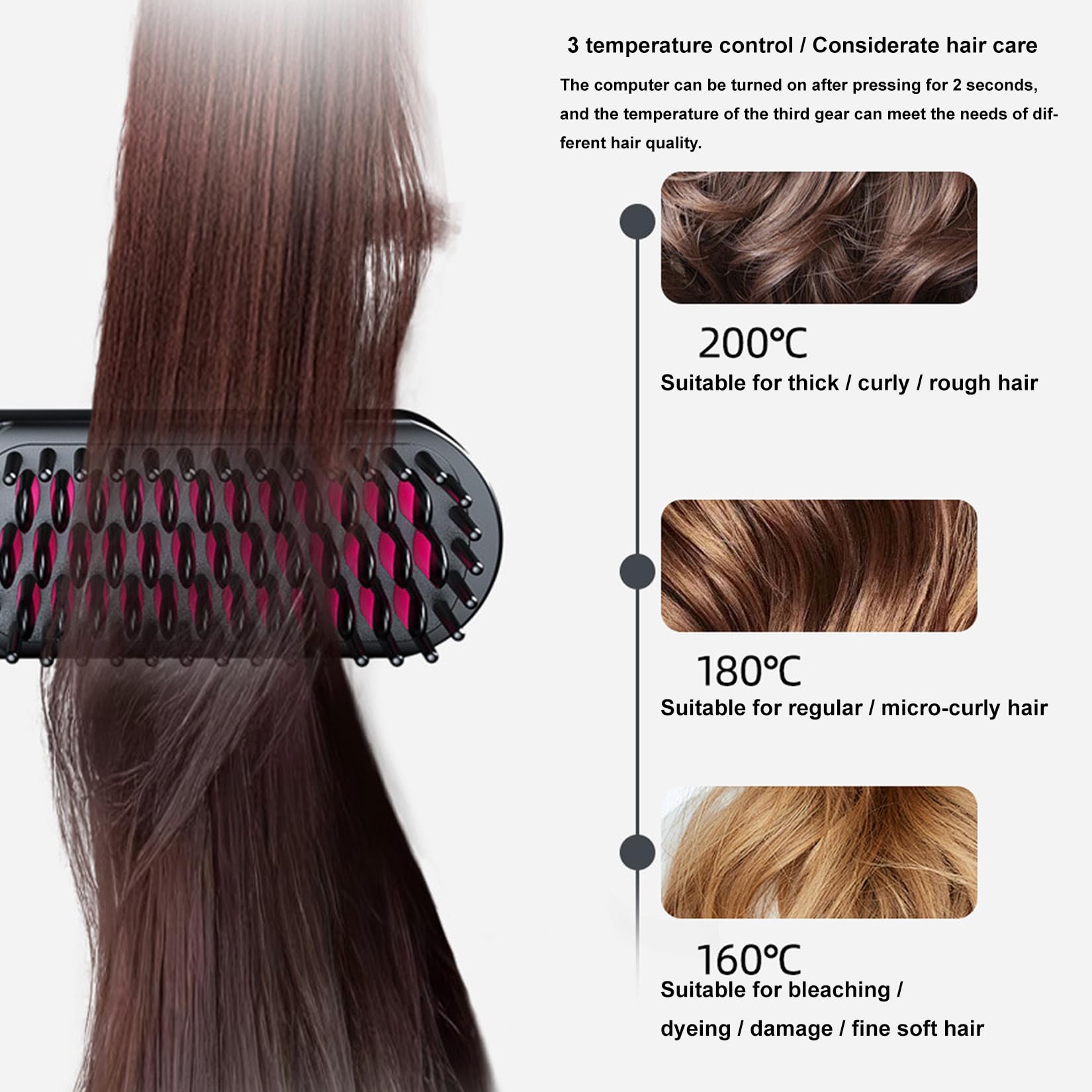 Portable Cordless Hair Straightener