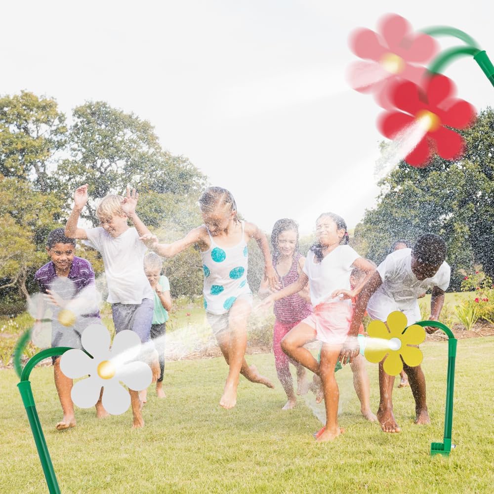 Crazy Daisy Sprinkler Sunflower Lawn Dancing Flowe