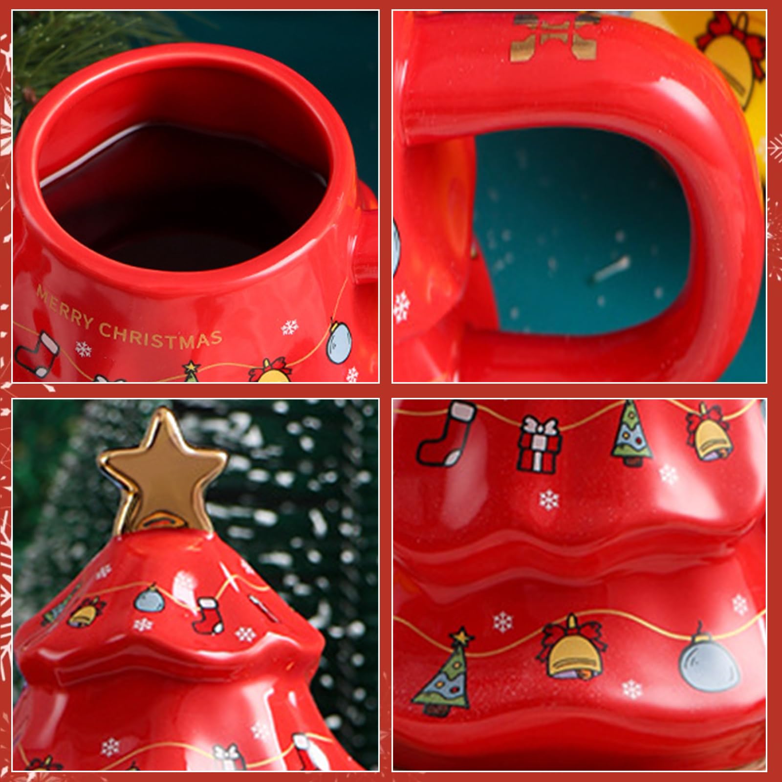 🎁The Best Gift - Creative Christmas Tree Shaped Coffee Cup