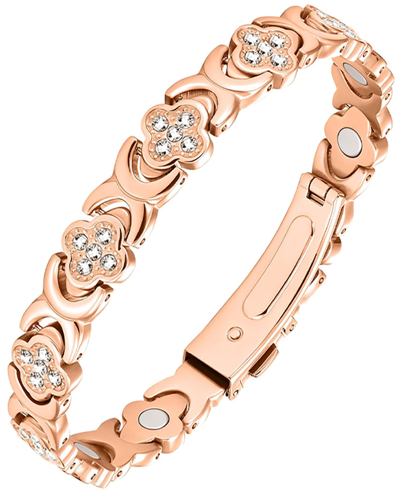 🍀Copper Bracelets for Women Pure Copper Magnetic Bracelet with 3800 Gauss Effective Magnets Trendy Stack Bangle Stretch Bangle