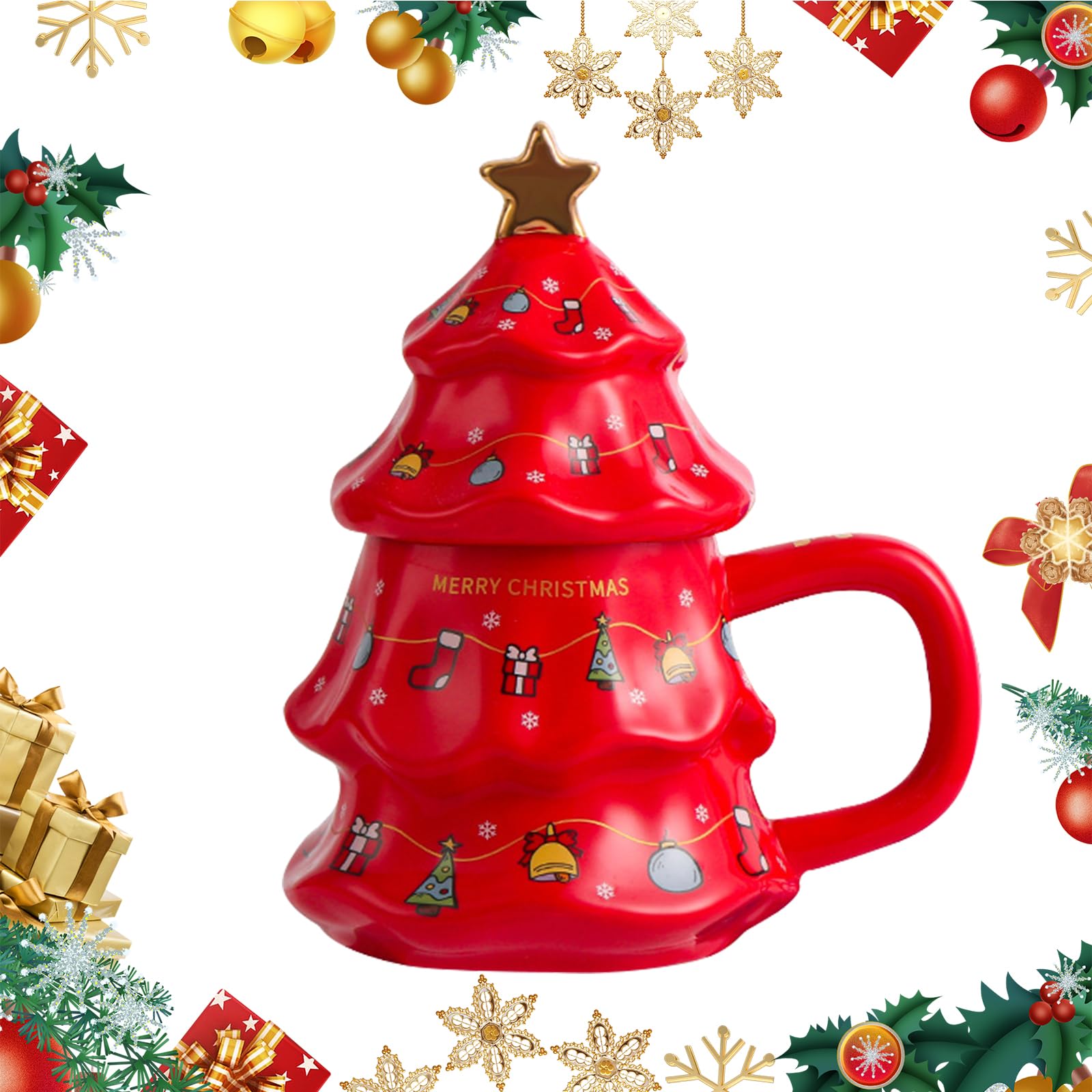 🎁The Best Gift - Creative Christmas Tree Shaped Coffee Cup