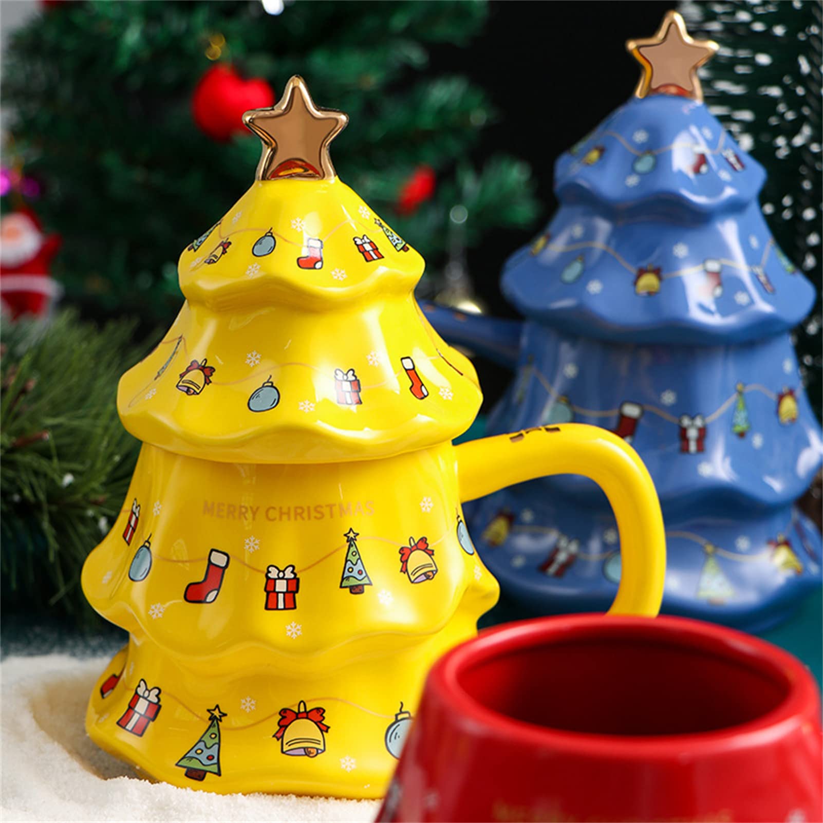 🎁The Best Gift - Creative Christmas Tree Shaped Coffee Cup