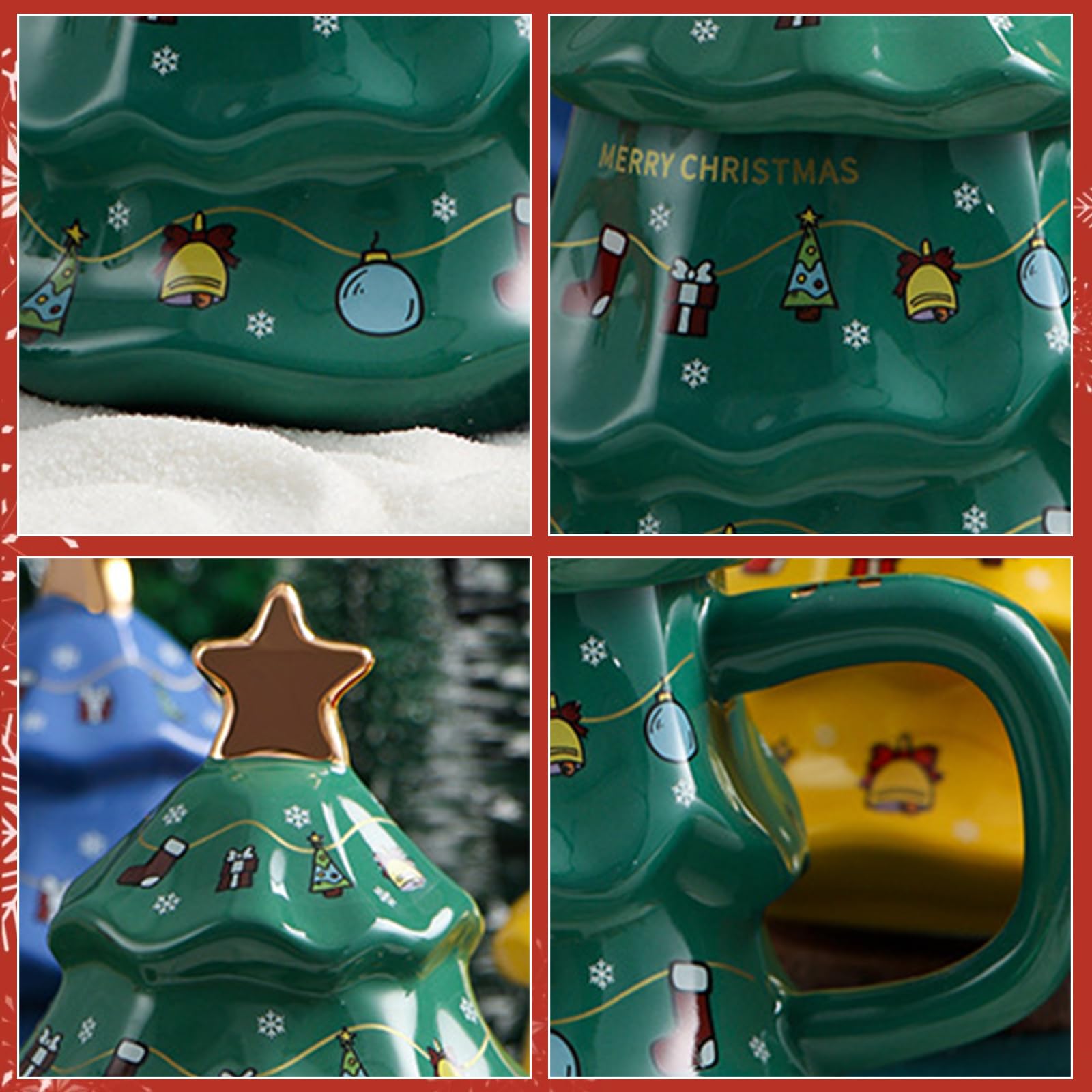 🎁The Best Gift - Creative Christmas Tree Shaped Coffee Cup