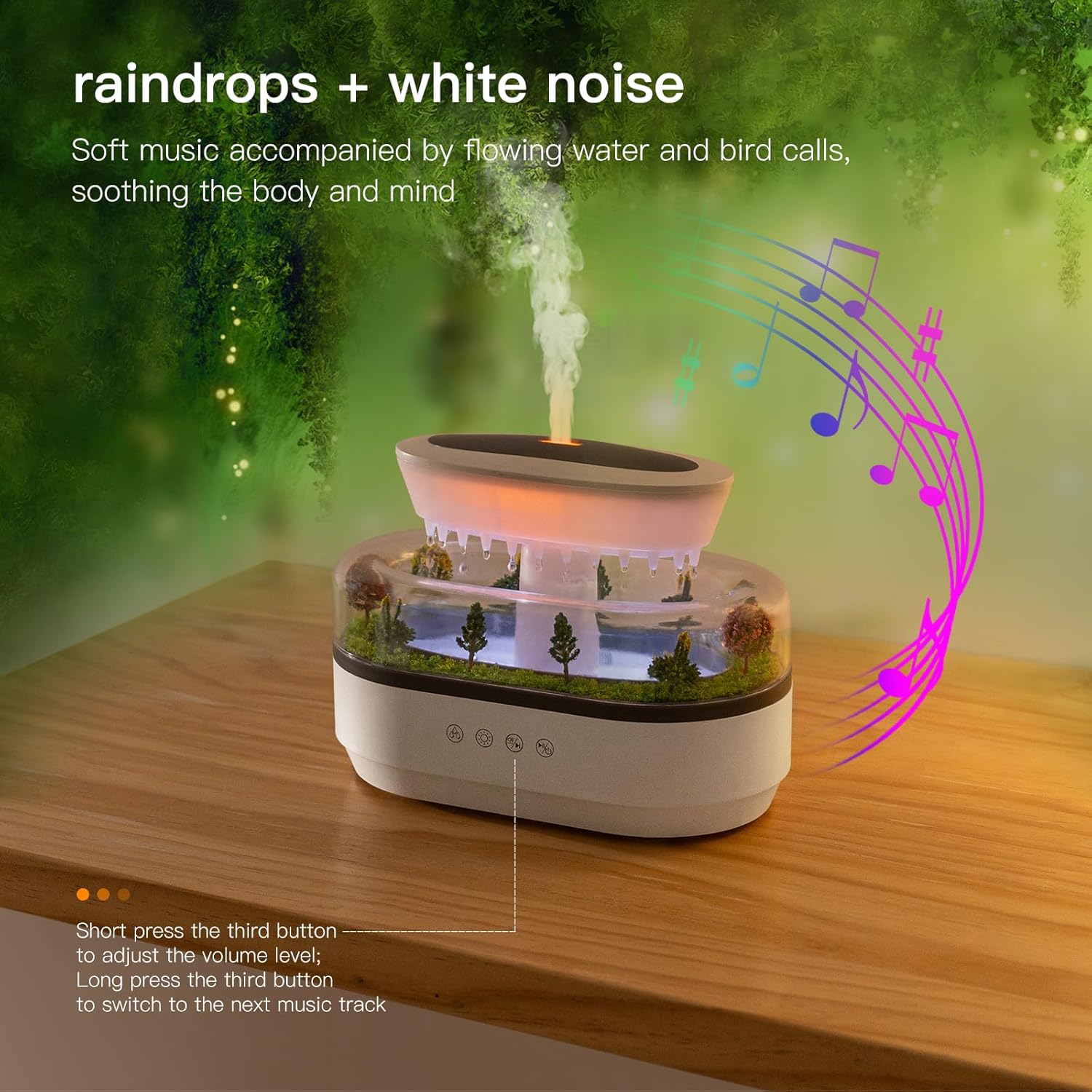 Rain Humidifier Ultrasonic Rainfall Humidifier